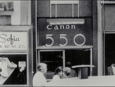 Canon's New York office in 1955